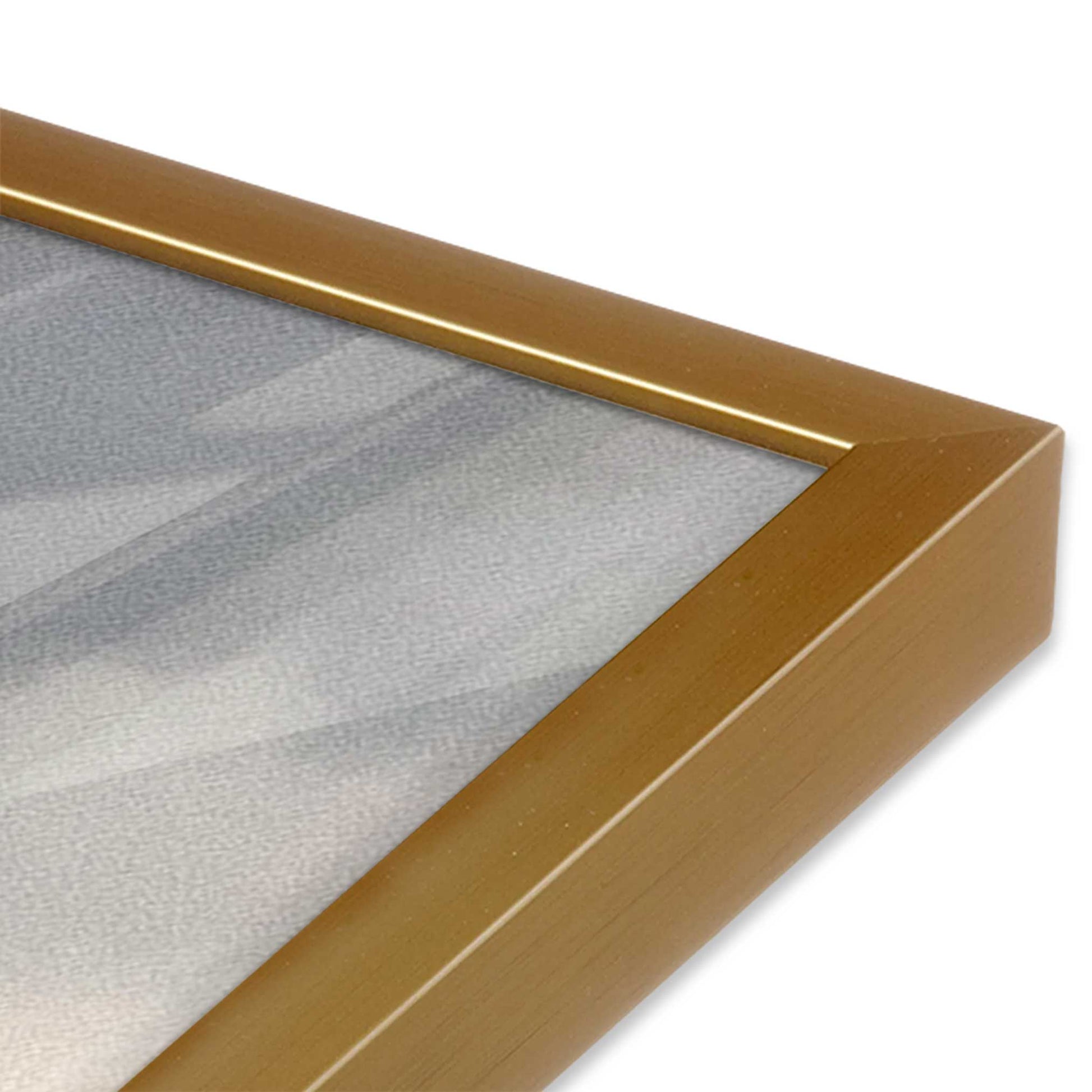 [Color:Polished Gold], Picture of art in a Polished Gold frame of the corner