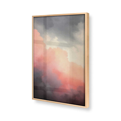 [Color:Raw Maple], Picture of art in a Raw Maple frame at an angle