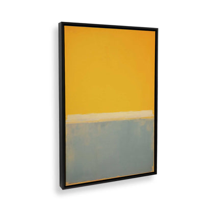 [Color:Satin Black], Picture of art in a Satin Black frame at an angle