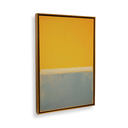 [Color:Polished Gold], Picture of art in a Polished Gold frame at an angle