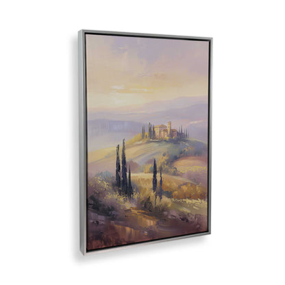 [Color:Polished Chrome], Picture of art in a Polished Chrome frame at an angle