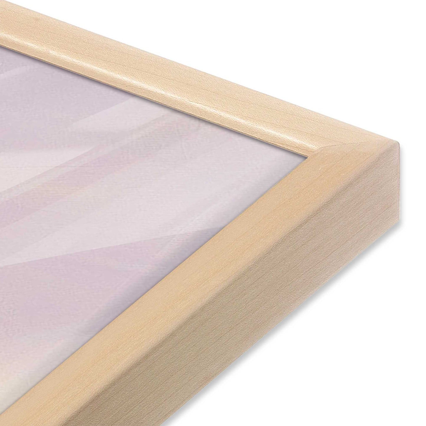 [Color:Raw Maple], Picture of art in a Raw Maple frame of the corner