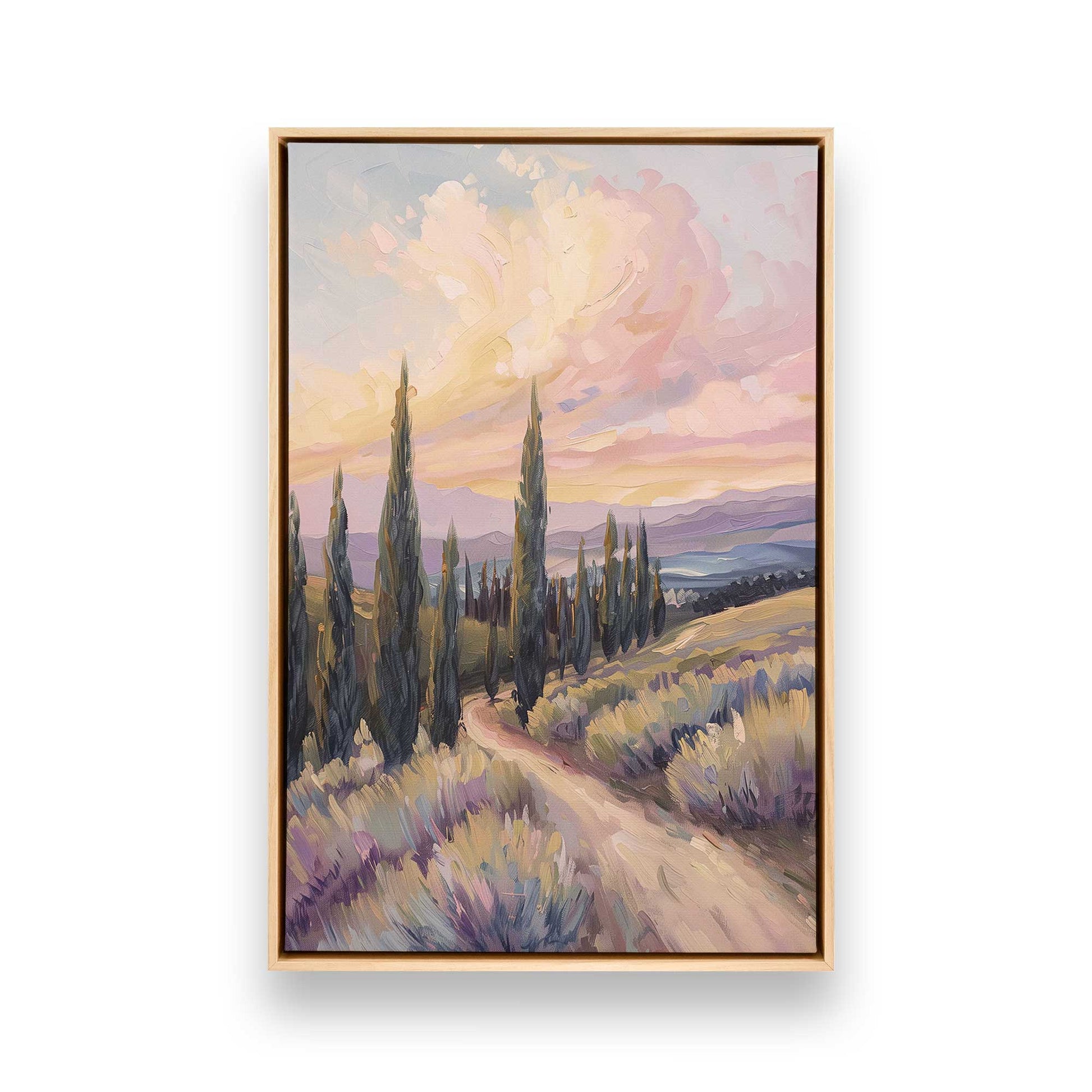 [Color:American Maple], Picture of art in a American Maple frame