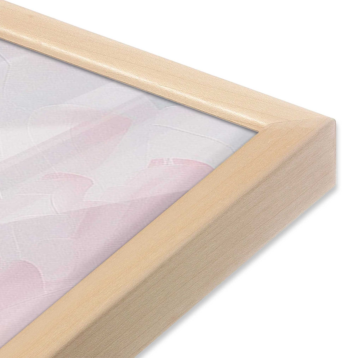 [Color:Raw Maple], Picture of art in a Raw Maple frame of the corner