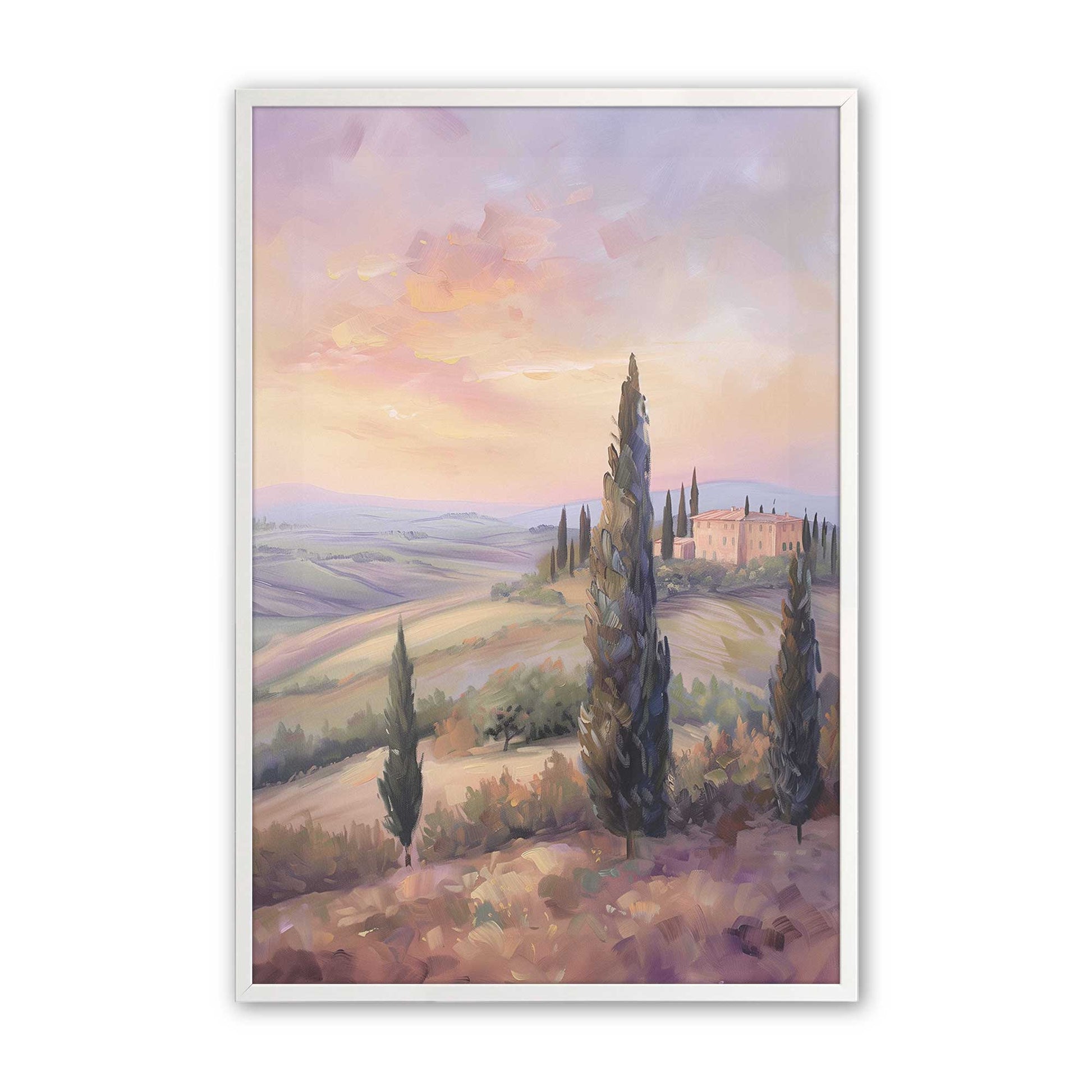 [Color:Opaque White], Picture of art in a Opaque White frame