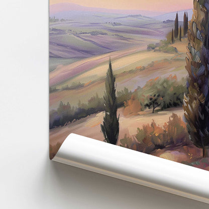 Tuscan Sunrise Splendor v3 Promotional Rolled Print