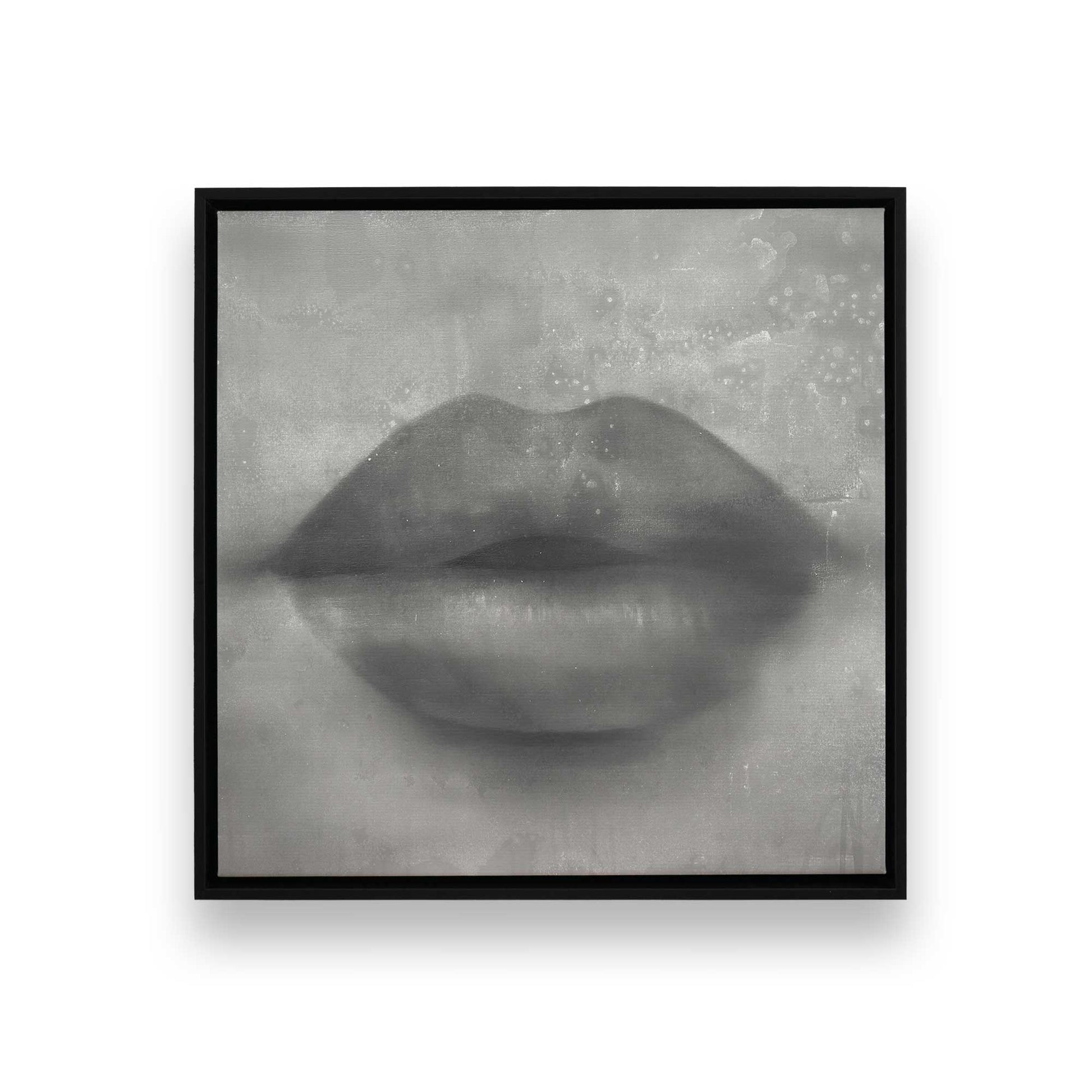 Picture of art in a Satin Black frame