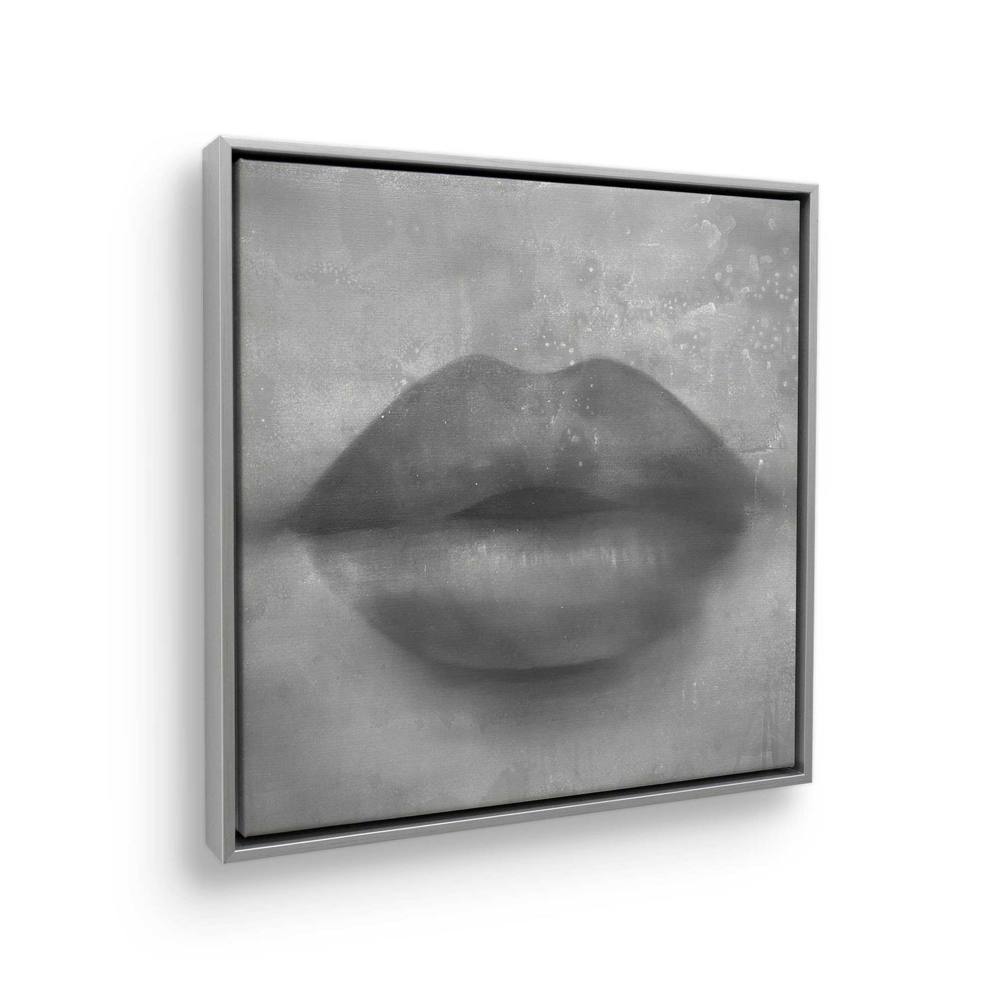 [Color:Polished Chrome], Picture of art in a Polished Chrome frame at an angle