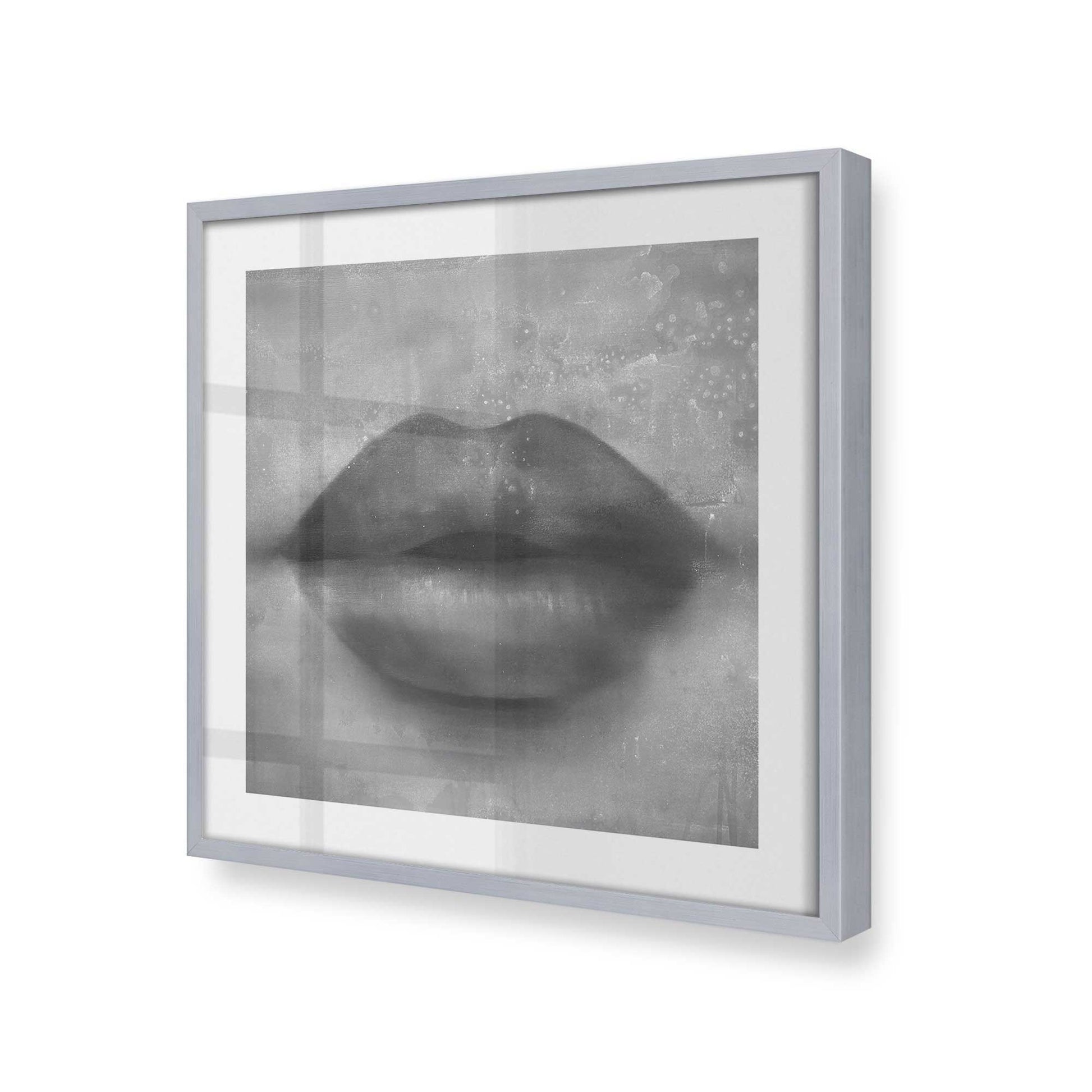 [Color:Polished Chrome], Picture of art in a Polished Chrome frame at an angle