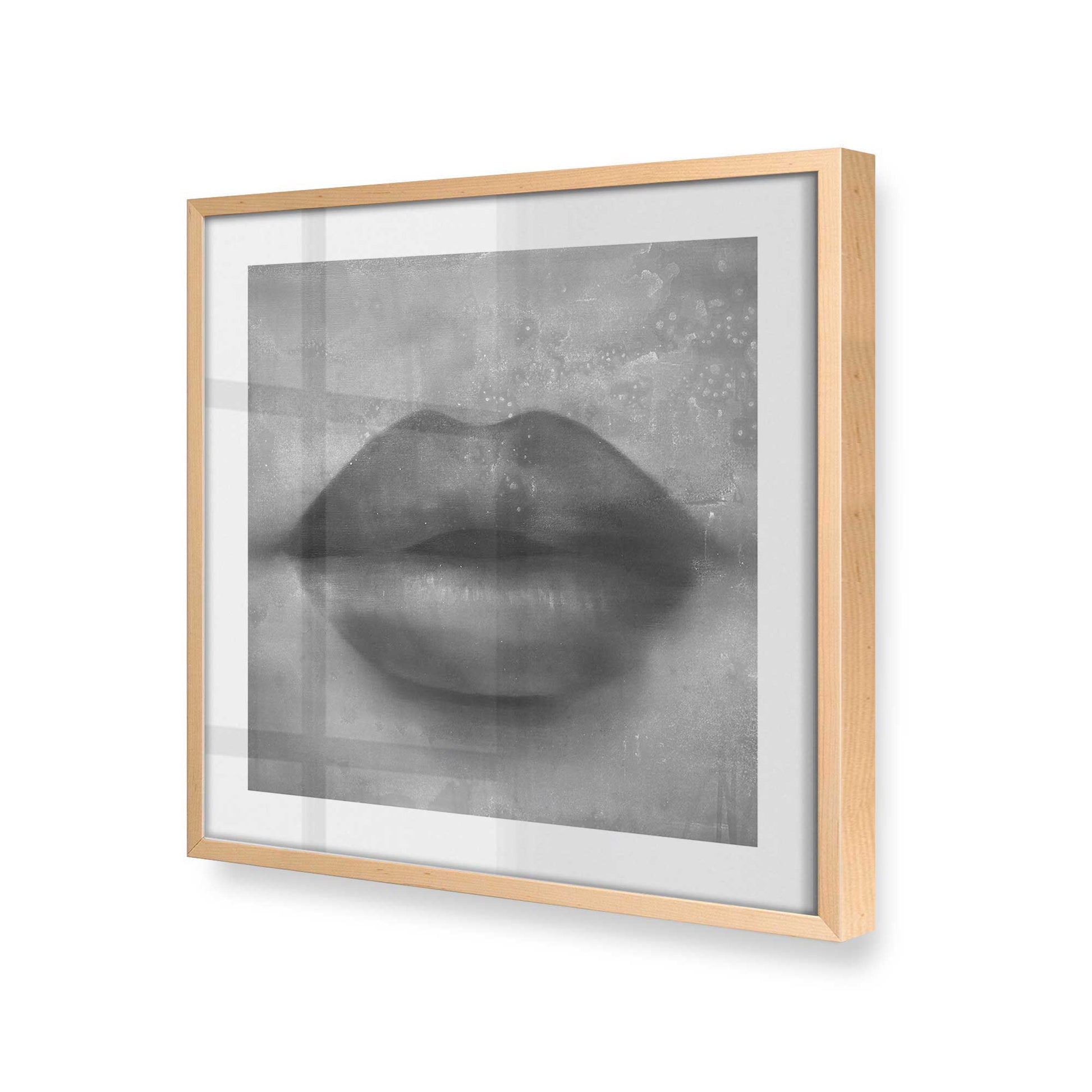 [Color:Raw Maple], Picture of art in a Raw Maple frame at an angle