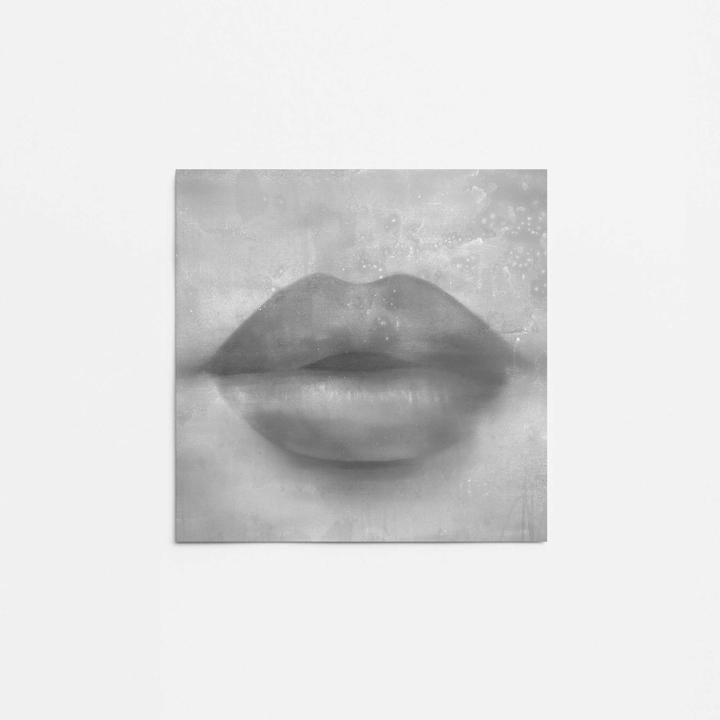 Whispered Kiss Black & White Promotional Rolled Print