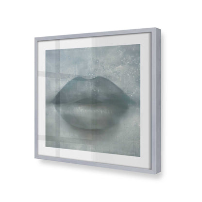 [Color:Polished Chrome], Picture of art in a Polished Chrome frame at an angle