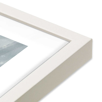 [Color:Opaque White], Picture of art in a Opaque White frame of the corner