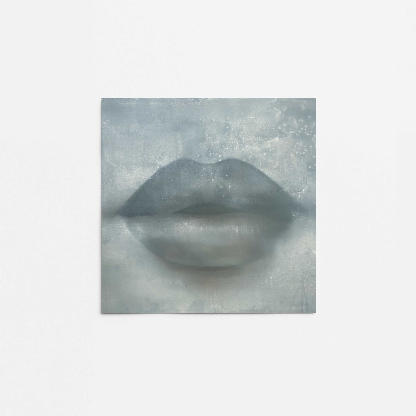 Whispered Kiss Blue Promotional Rolled Print