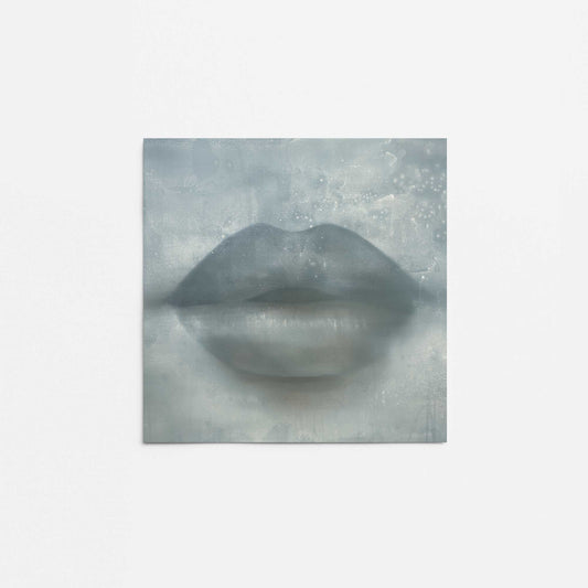 Whispered Kiss Blue Promotional Rolled Print