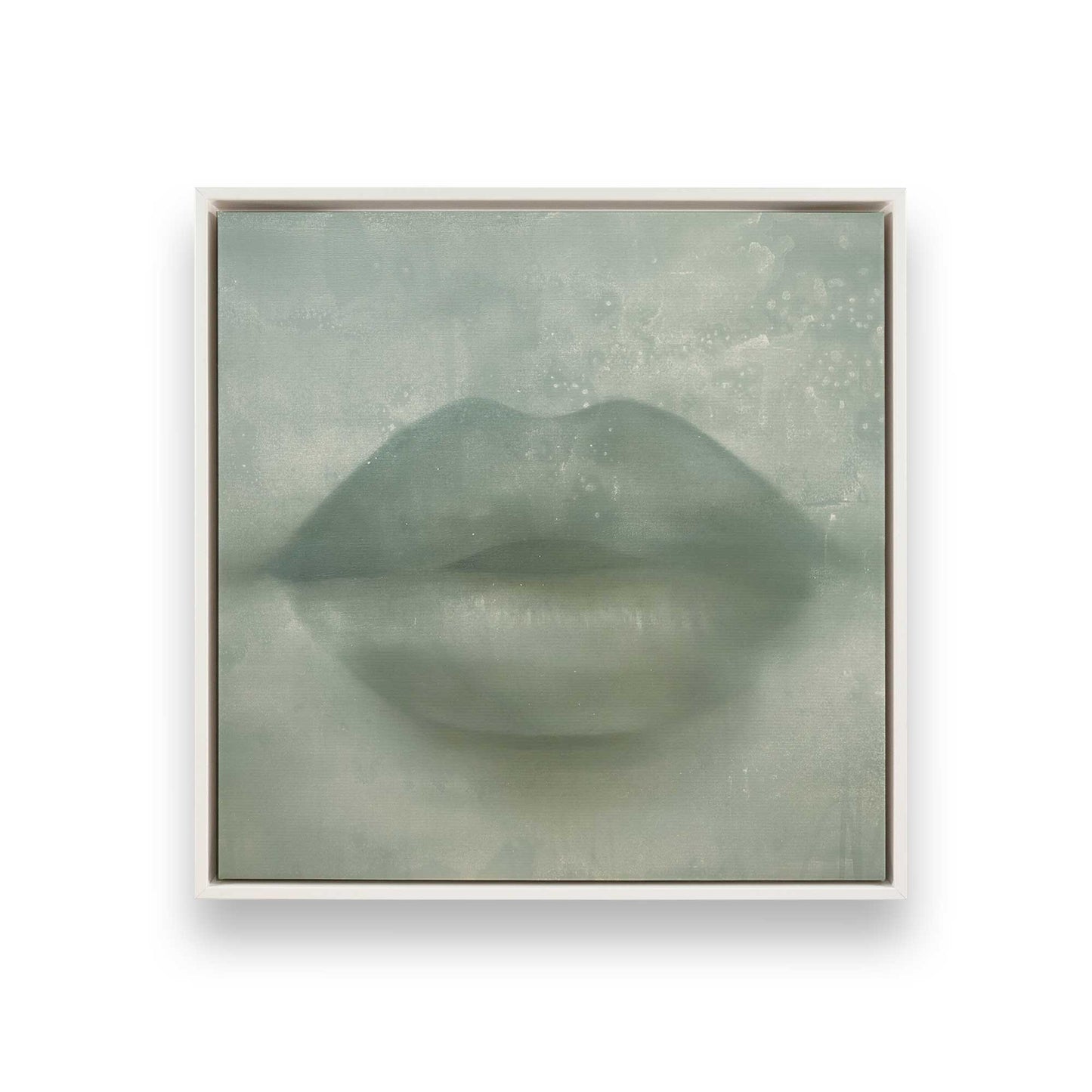 [Color:Opaque White], Picture of art in a White frame