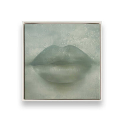 [Color:Opaque White], Picture of art in a White frame