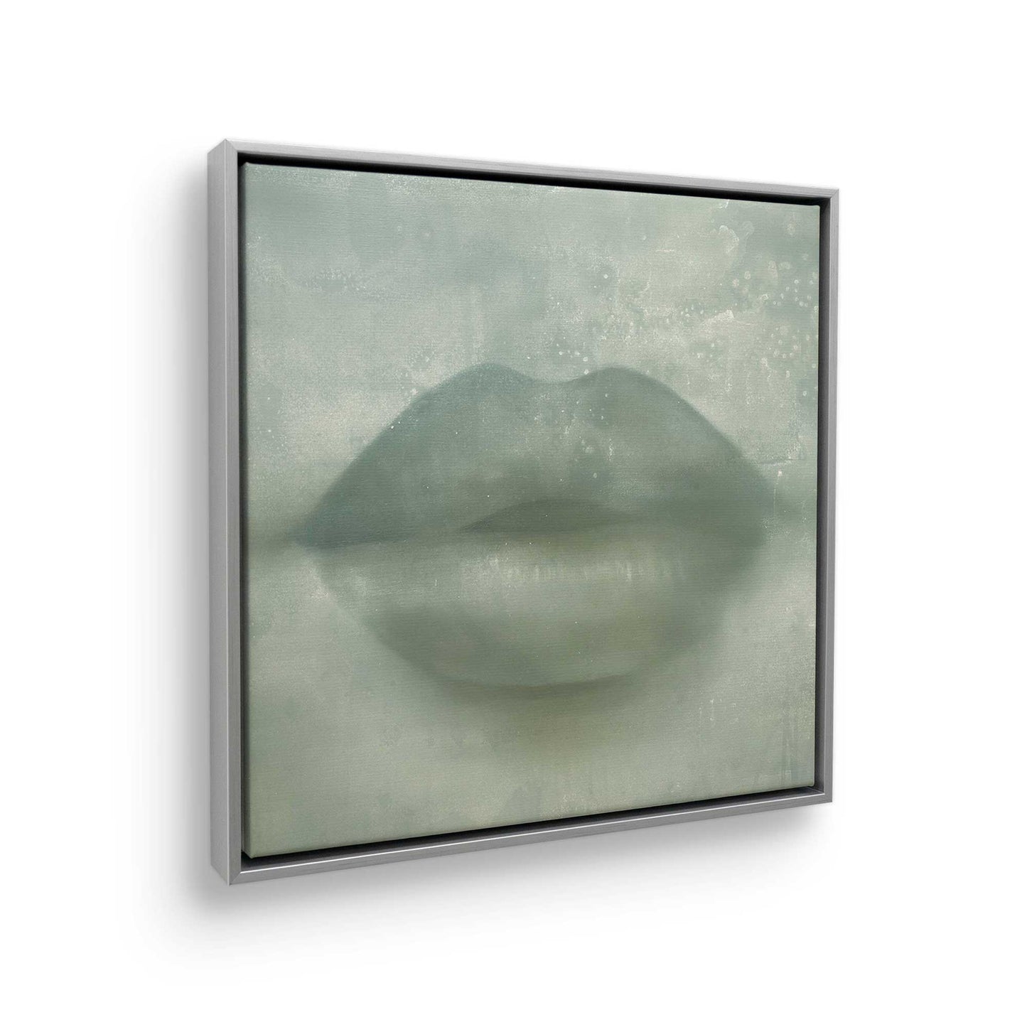 [Color:Polished Chrome], Picture of art in a Polished Chrome frame at an angle