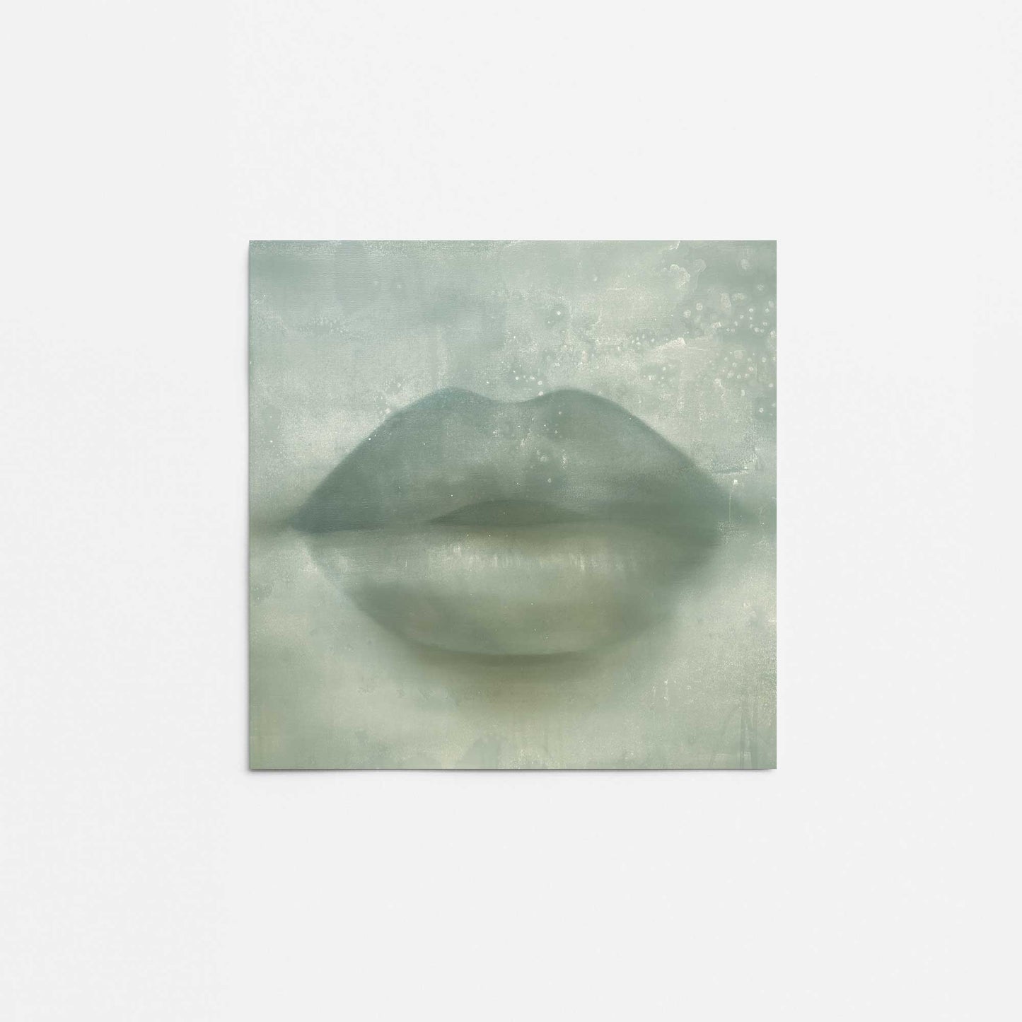 Whispered Kiss Green Promotional Rolled Print