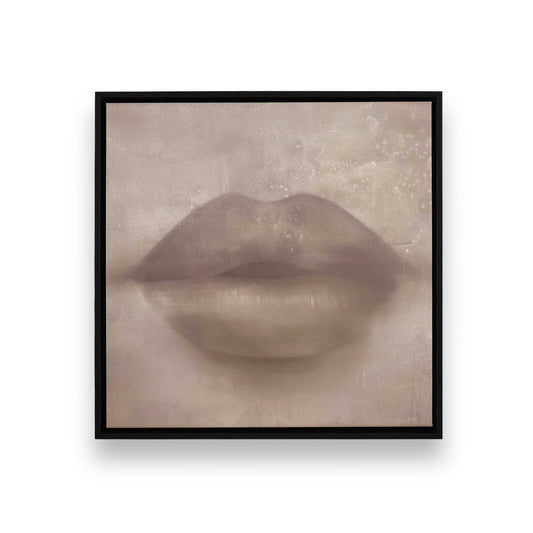 Picture of art in a Satin Black frame