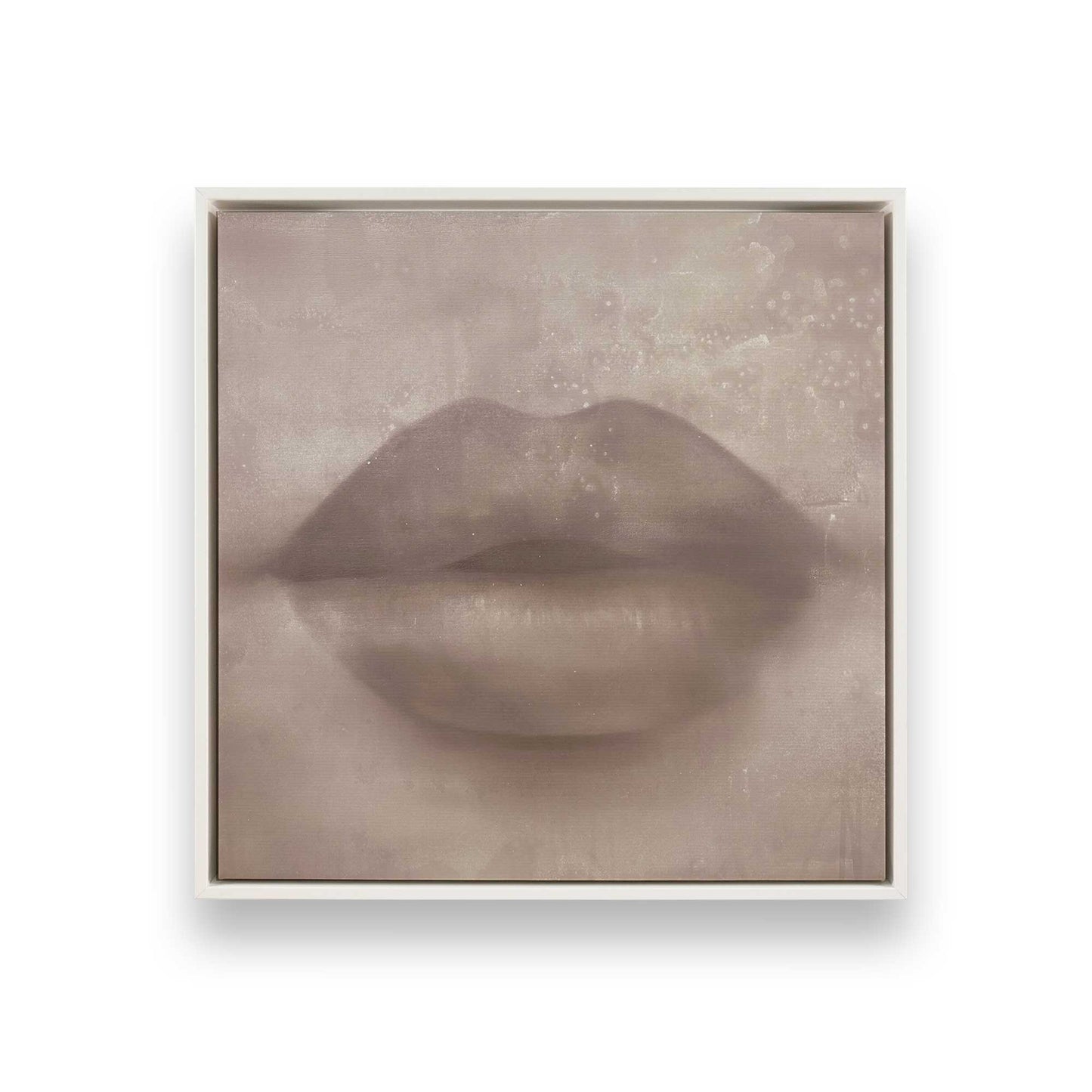 [Color:Opaque White], Picture of art in a White frame