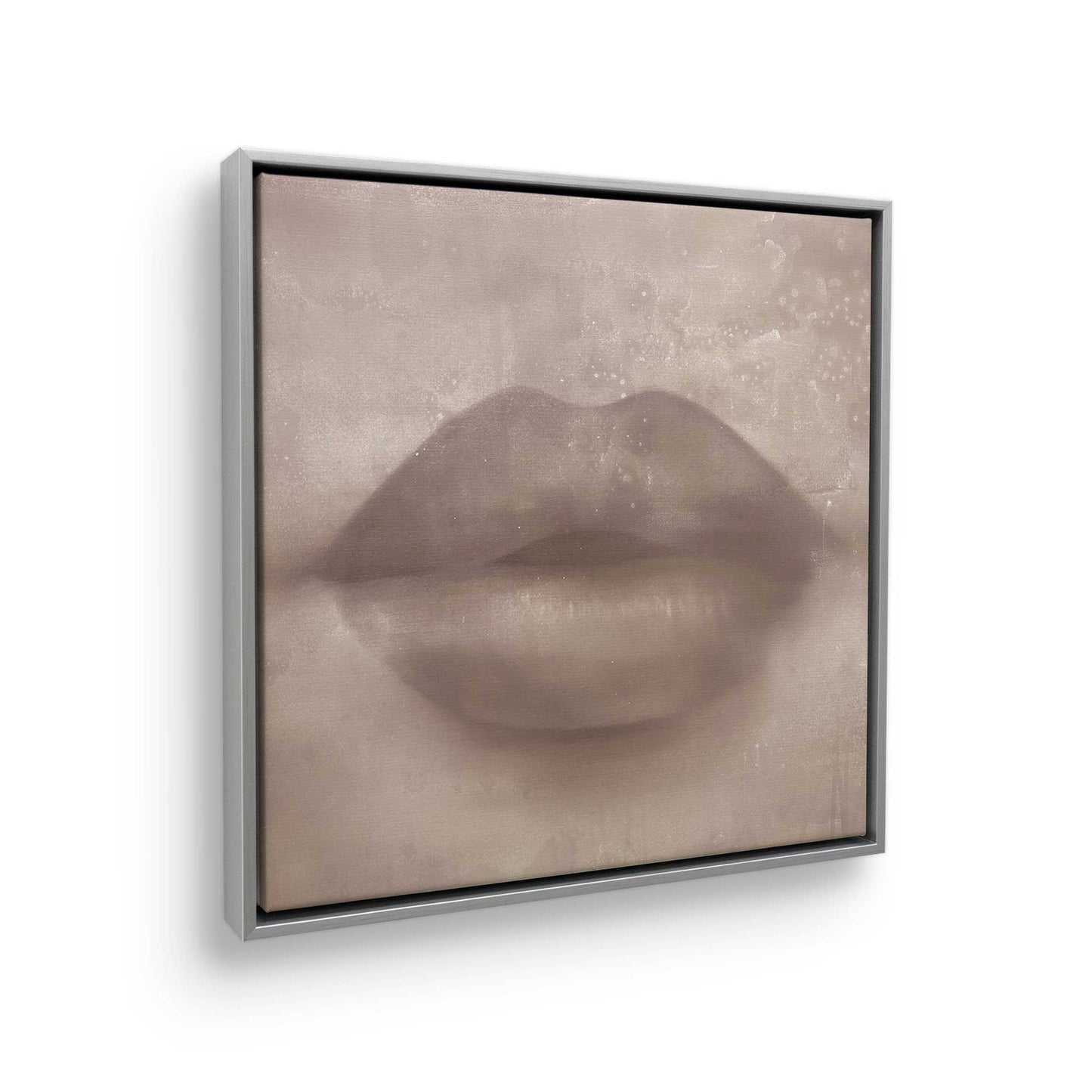 [Color:Polished Chrome], Picture of art in a Polished Chrome frame at an angle