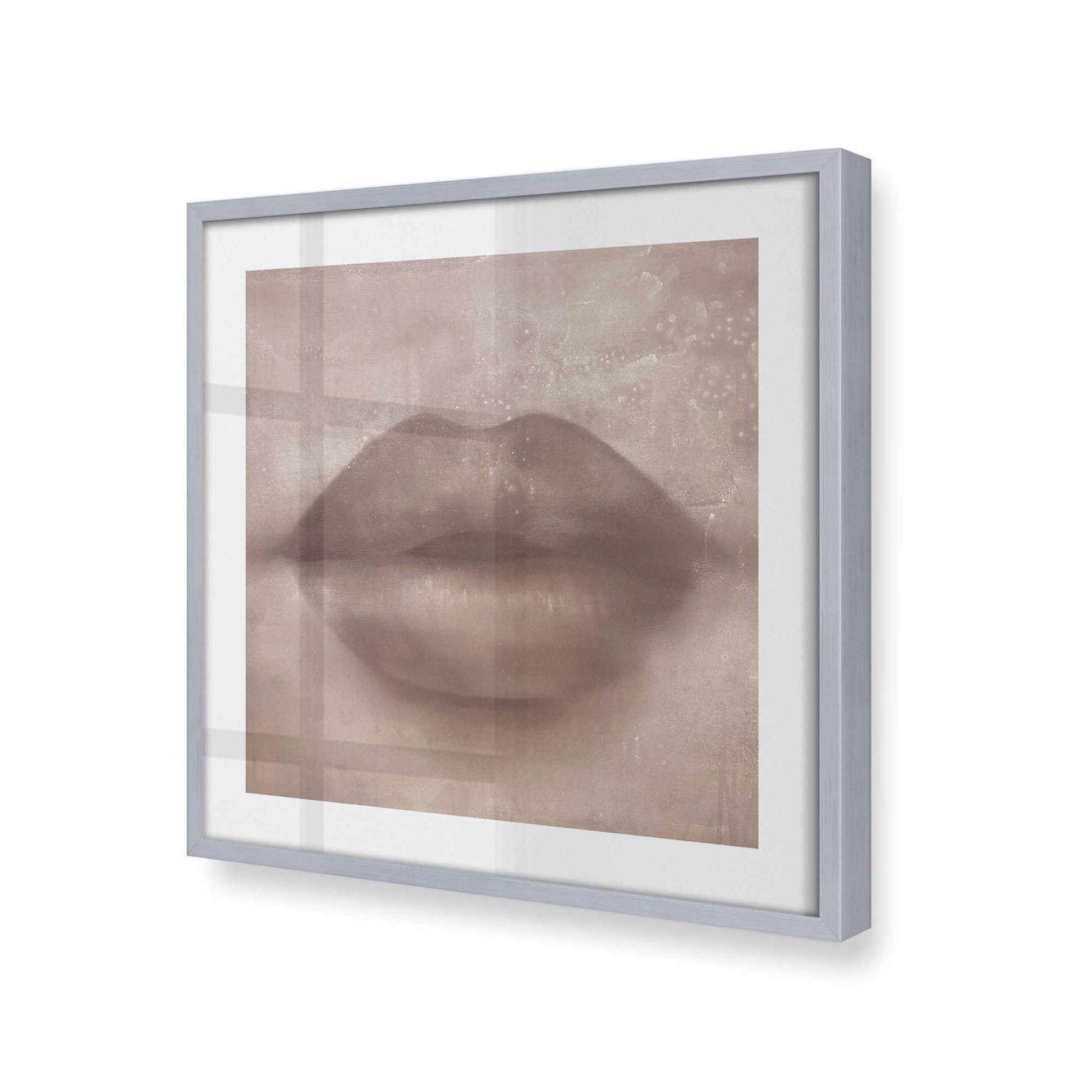 [Color:Polished Chrome], Picture of art in a Polished Chrome frame at an angle