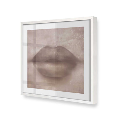 [Color:Opaque White], Picture of art in a Opaque White frame at an angle