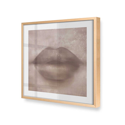 [Color:Raw Maple], Picture of art in a Raw Maple frame at an angle