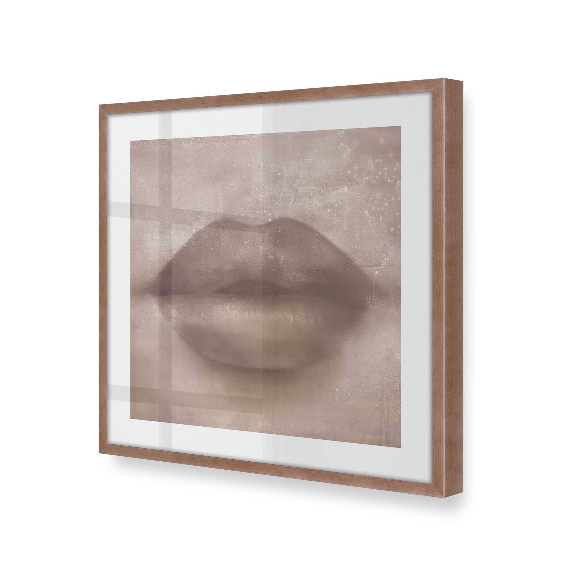 [Color:Powder Rose], Picture of art in a Powder Rose frame at an angle