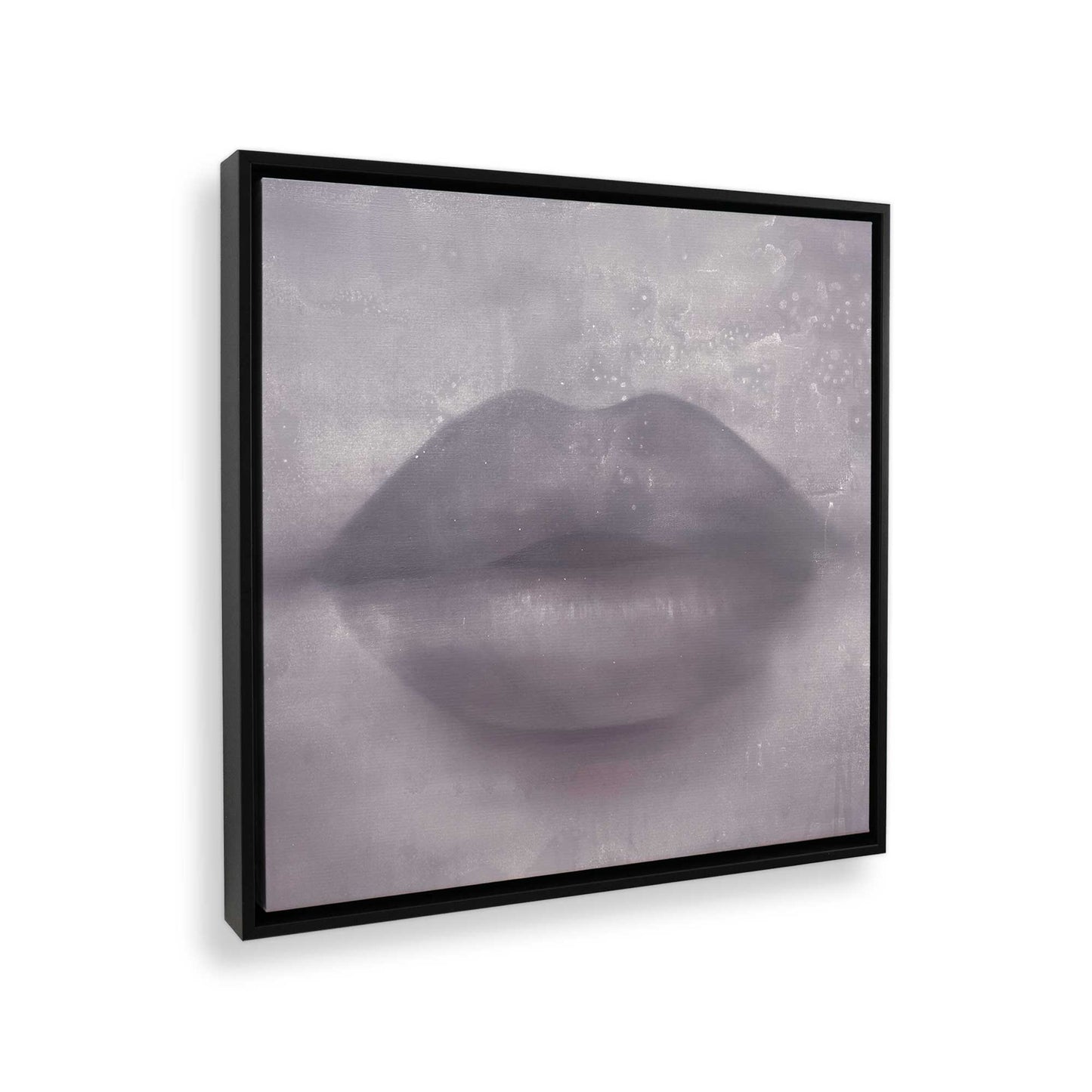 [Color:Satin Black], Picture of art in a Satin Black frame at an angle