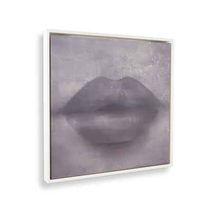 [Color:Opaque White], Picture of art in a White frame at an angle