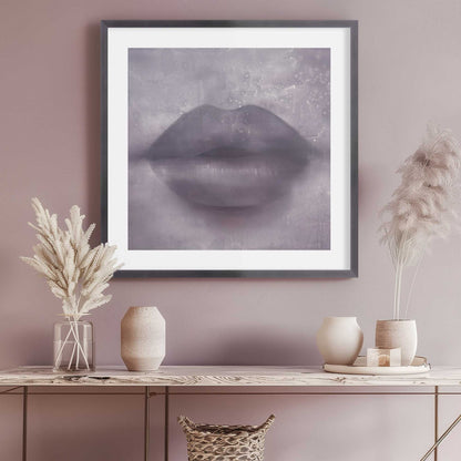 Whispered Kiss Purple Print