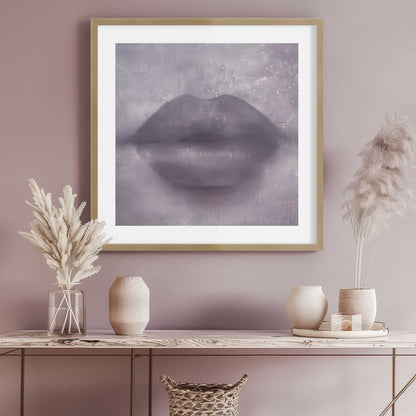 Whispered Kiss Purple Print