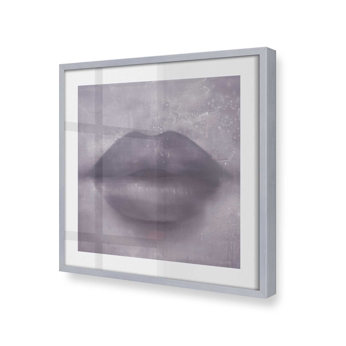 [Color:Polished Chrome], Picture of art in a Polished Chrome frame at an angle