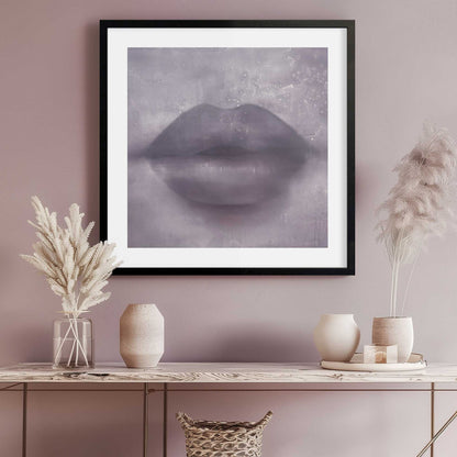 Whispered Kiss Purple Print