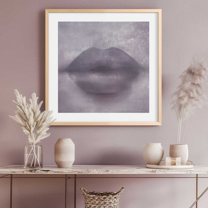 Whispered Kiss Purple Print