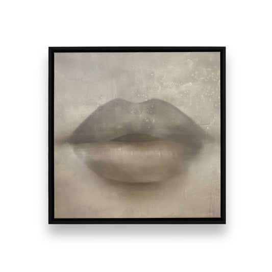 Picture of art in a Satin Black frame