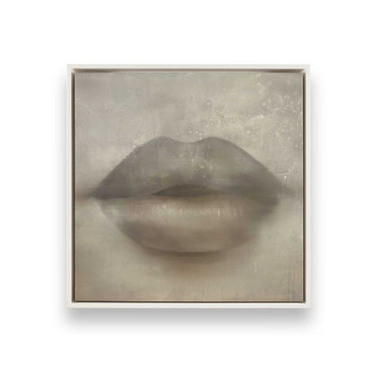 [Color:Opaque White], Picture of art in a White frame