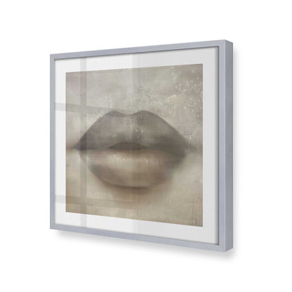 [Color:Polished Chrome], Picture of art in a Polished Chrome frame at an angle