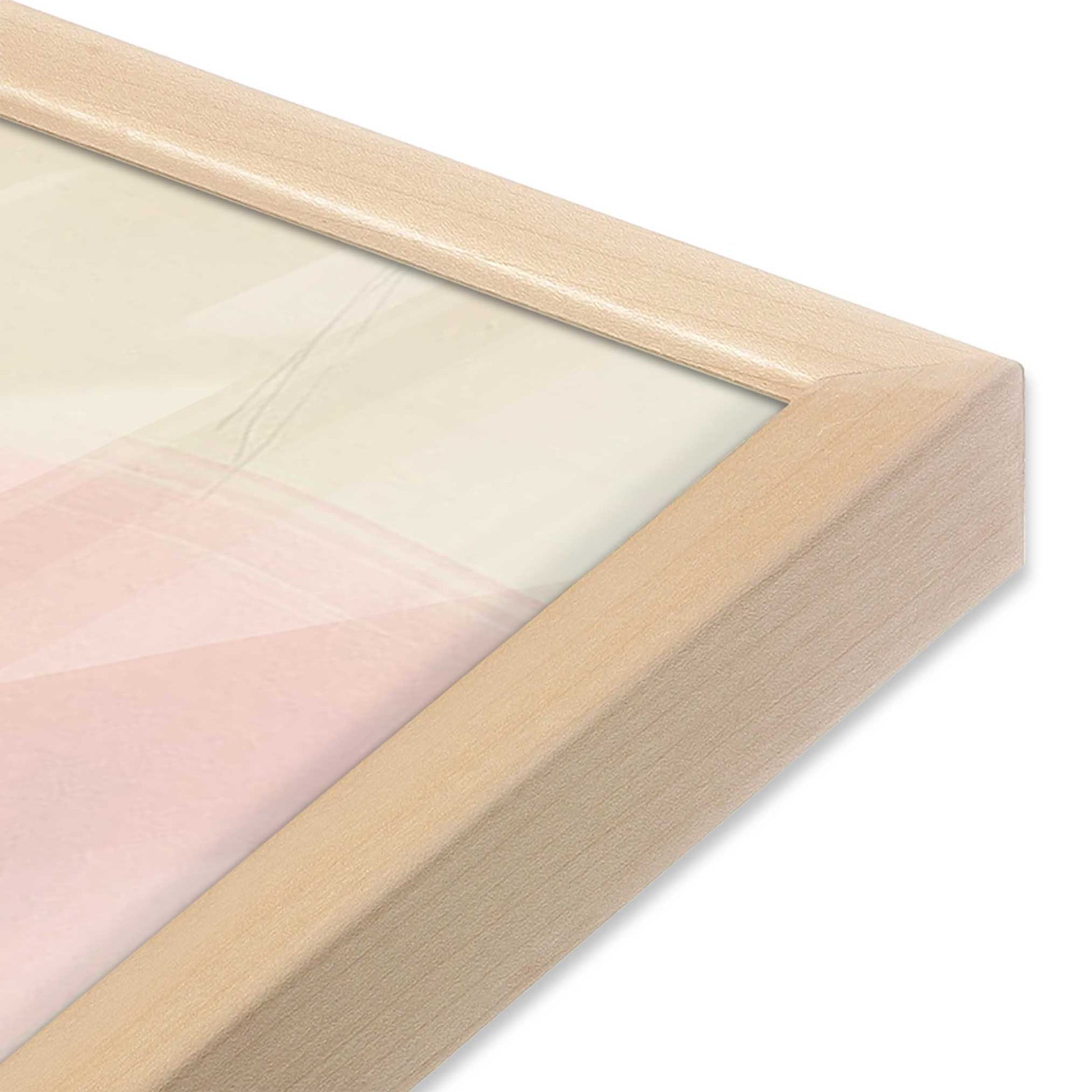 [Color:Raw Maple], Picture of art in a Raw Maple frame of the corner