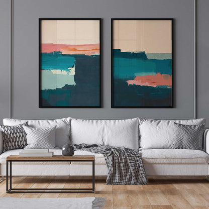 Azure Reverie Set of 2 Print on Archival Matte Paper