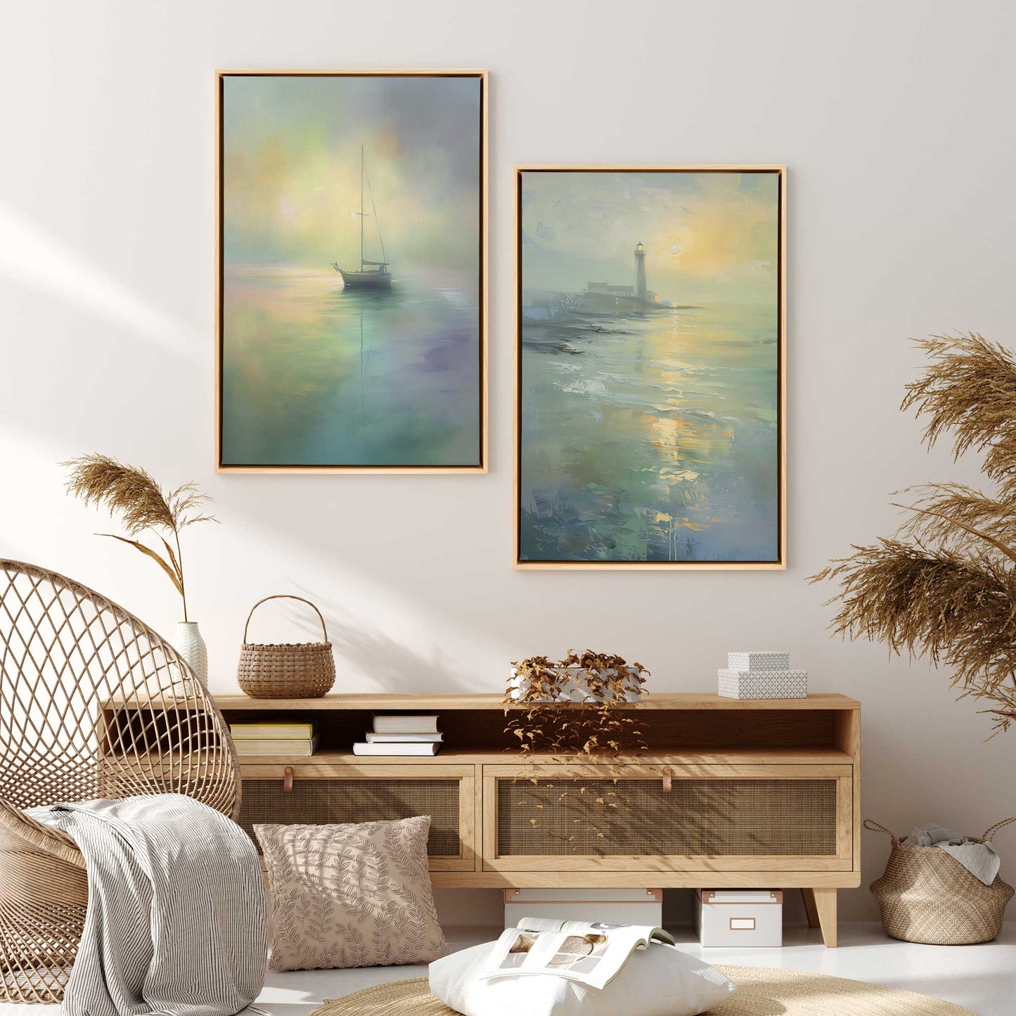 Guiding Light Set of 2 Print on Canvas