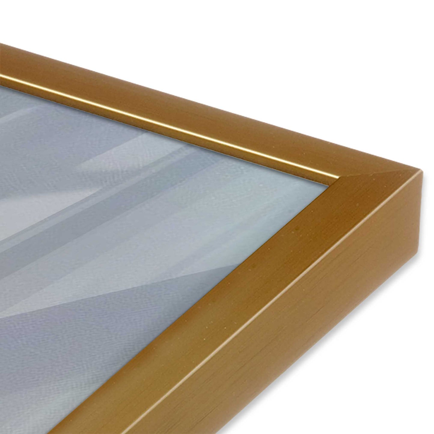 [Color:Polished Gold] Picture of art in a Polished Gold frame of the corner