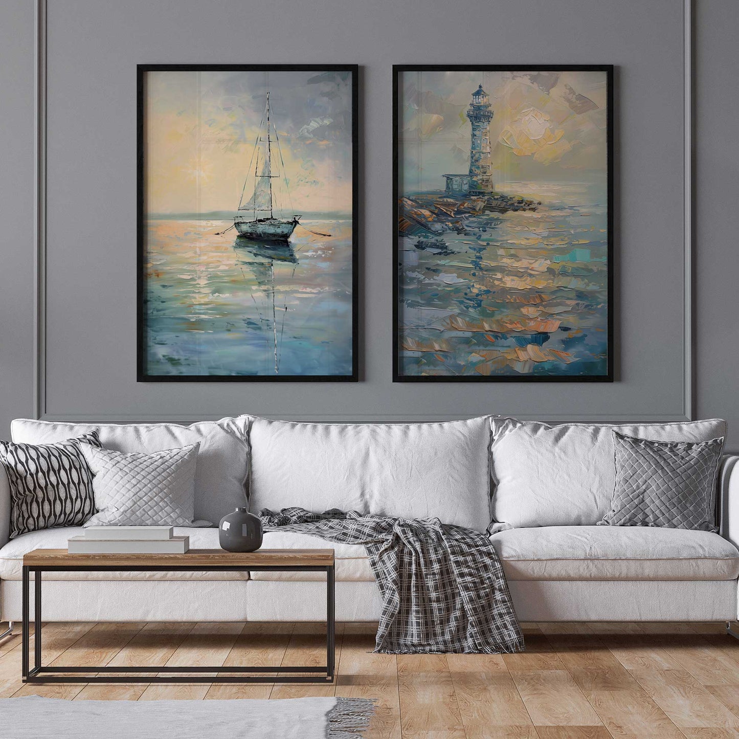 Harbor Glow Set of 2 Print on Archival Matte Paper