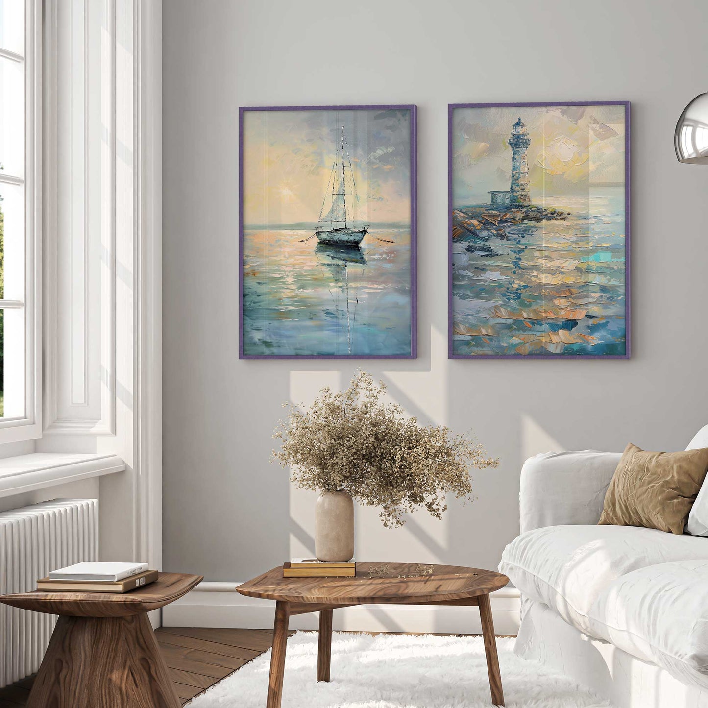 Harbor Glow Set of 2 Print on Archival Matte Paper