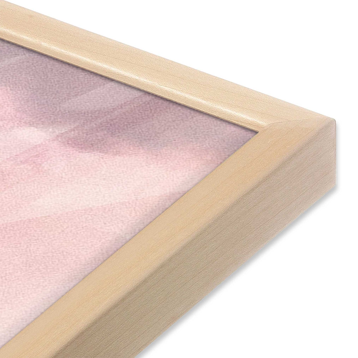 [Color:Raw Maple] Picture of art in a Raw Maple frame of the corner