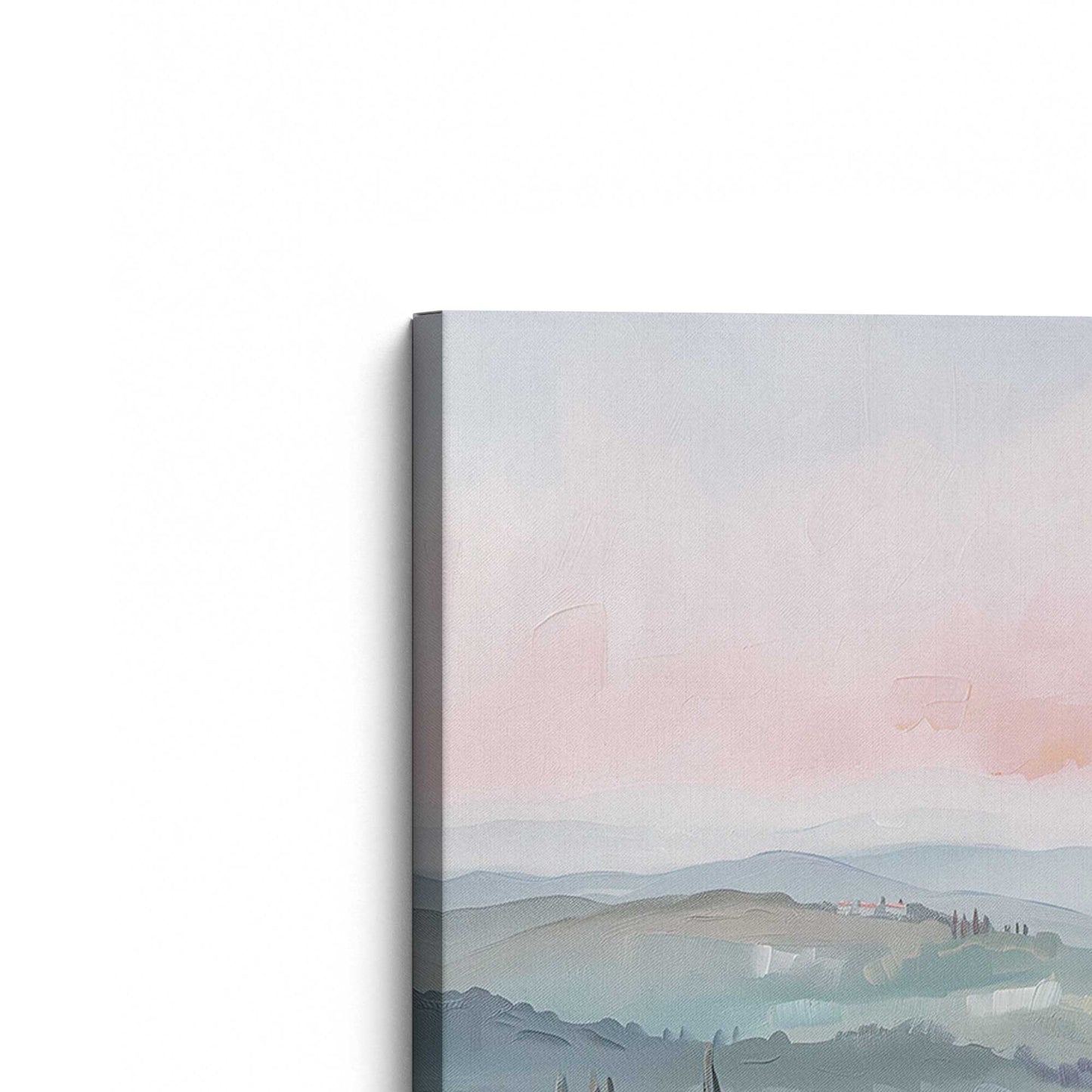 Dusk's Glow in Tuscany Set of 3 Print on Canvas