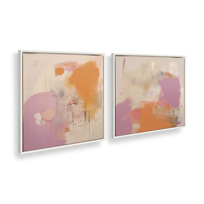 [Color:Opaque White] Picture of art in a White frame at an angle