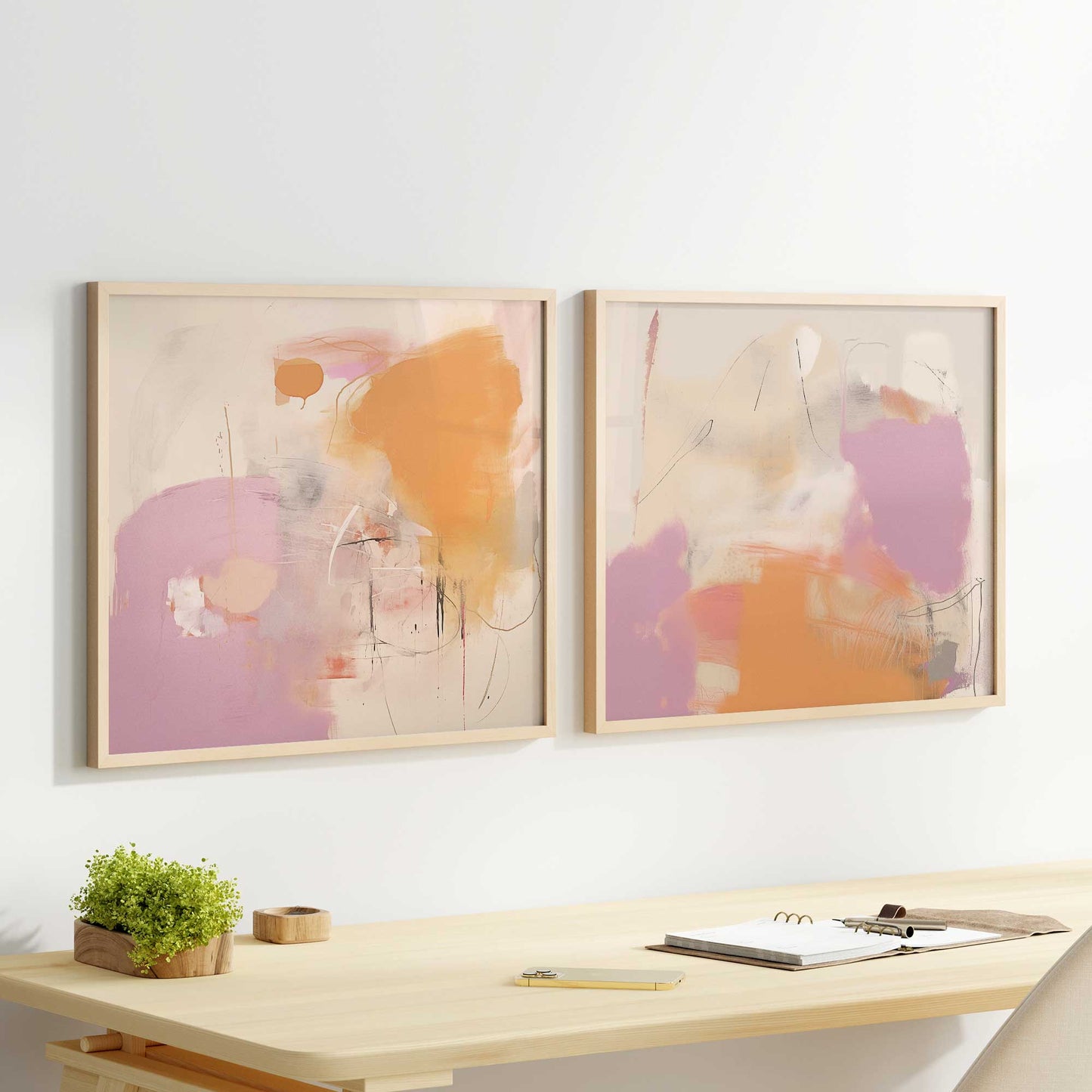 Cotton Candy Delight Set of 2 Print on Archival Matte Paper